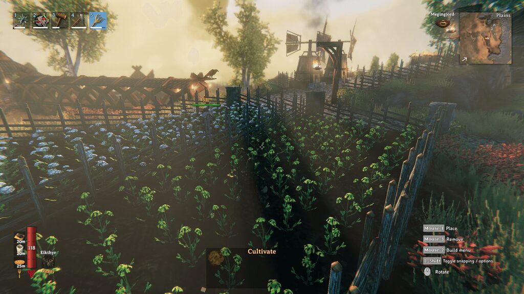 Valheim farm progression